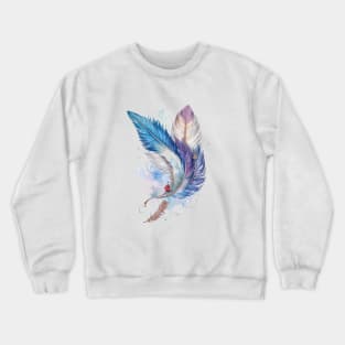 Bird Feathers Crewneck Sweatshirt